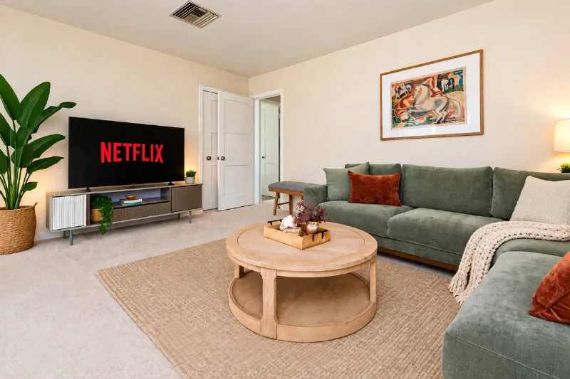 Stylish 2BR House Getaway + Large Patio